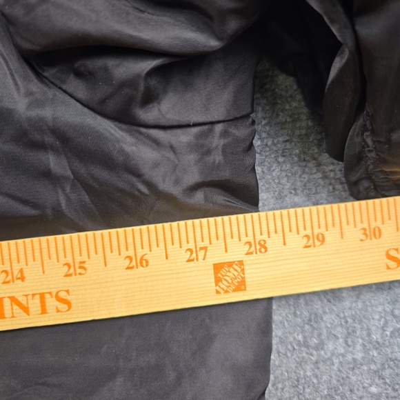 Vintage USMC Marines Bulldogs Jacket MA-1 Bomber  XXL- Quilted Nylon Black - Picture 9 of 11